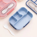 Axyaa 3 Compartment Microwavable Lunch Box Container
