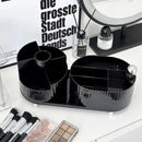 Axyaa 3 Tier Rotating Makeup Organizer for Vanity - Cosmetic Storage Box & Skincare Holder
