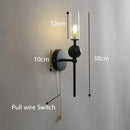 Nordic Glass Wall lamp by Axyaa for Living Room, Bedroom, Hallway & Hotel Lighting