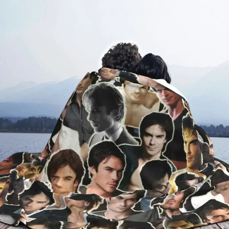 Axyaa Sagittarius Blanket Coral Fleece Plush Throw TVD Vampires Bedding
