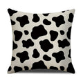 Axyaa Geometric Line Print Linen Cushion Cover - Home & Car Decor Pillowcase