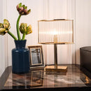 Axyaa Crystal Table Lamp 3000K E14 Bulb for Bedside Office Decoration