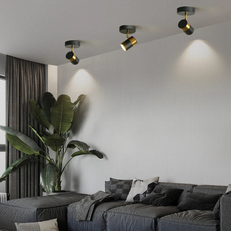 Axyaa Modern LED Track Spotlight Ceiling Lights for Living Room, Clothing Stores, and Home Decor