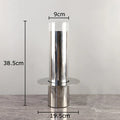 Stainless Steel Glass Vase for Artificial Flowers by Axyaa