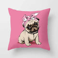 Cute Pug Bulldog Pillowcase for Living Room Decor - Axyaa Home Decor