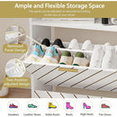 Axyaa Entryway Shoe Cabinet: Slim Hidden Storage, 4 Flip Drawers, Large Organizer Rack