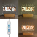 Axyaa Personalized Photo Acrylic Night Light with Message - Unique Gift for Mom