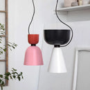 Axyaa Macaron Colors Pendant Lamp: Creative Personality Indoor LED Ceiling Light