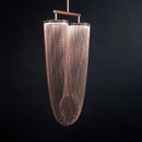 Axyaa Gold & Chrome Tassel Pendant Light - Nordic Minimalist Design