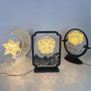 Axyaa LED Night Light USB Plug In Paper Carving Lamp - Handmade Creative Gift