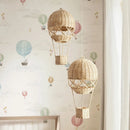 Axyaa Handwoven Rattan Hot Air Balloon Nordic Children's Room Decor & Early Education Accessory