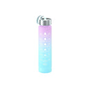 Axyaa Gradient Color Sports Water Bottle with Straw and Handle