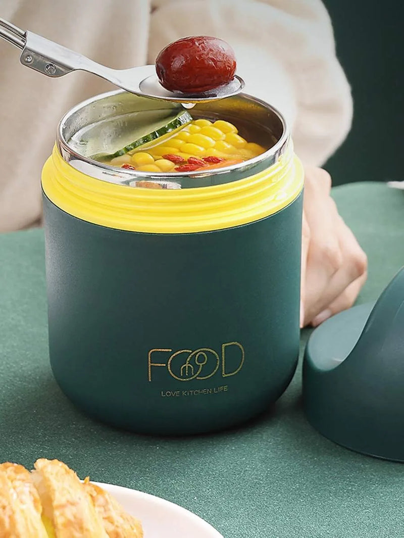 Axyaa Stainless Steel Insulated Lunch Box Set with Porridge Cup