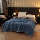 Axyaa Three-Layer Plush Blanket: Thick, Warm, & Versatile