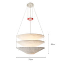 Axyaa Paper Pendant Lamp Ceiling Light Chandelier for Living Room Kitchen
