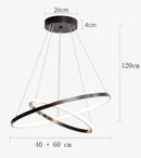 Axyaa LED Pendant Light Chandeliers for Home Decor, Modern Indoor Hanging Lighting