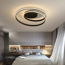 Axyaa Gold Round LED Ceiling Chandelier Remote Control Light for Home Decor