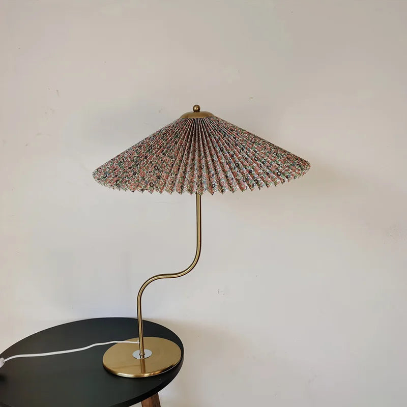 Axya Metal Umbrella Lamp with E14 Bulb & Dimming Switch