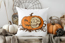 Axyaa Halloween Pumpkin Jack Decor Pillow Cover for Sofa Bedroom Car