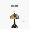 Axyaa Marble Mushroom Table Lamp for Bedroom, Living Room, Study - High-End Decor & Lighting