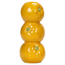 Axyaa Ceramic Vase Orange Lemon Watermelon Fruit Fresh Flower Tabletop Centerpiece