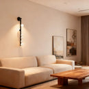 Nordic LED Light TV Wall for Axyaa Clubhouse Villa Bedroom