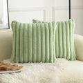 Axyaa Plush Nordic Striped Cushion Covers for Home Decor