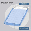 Axyaa Tufted Chenille Cotton Duvet Set with Shams - King/Cal Kin - Modern Luxe