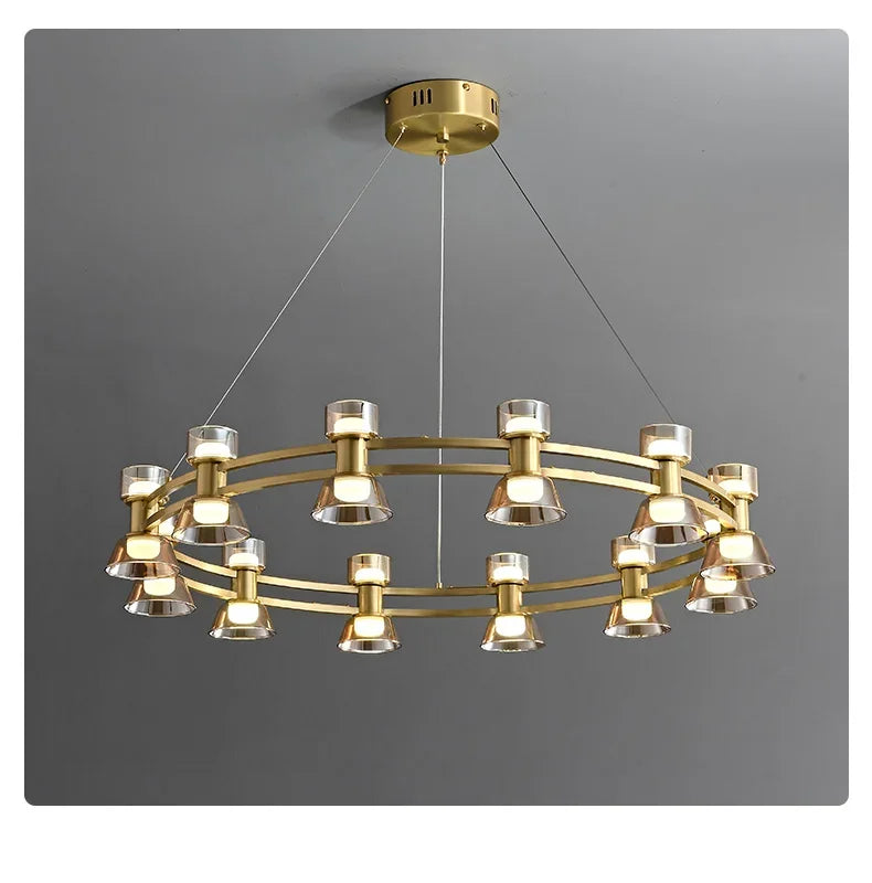 Axyaa Nordic Luxury LED Pendant Light for Home Decor & Lighting