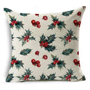 Axyaa Christmas Birds Garland Cushion Cover