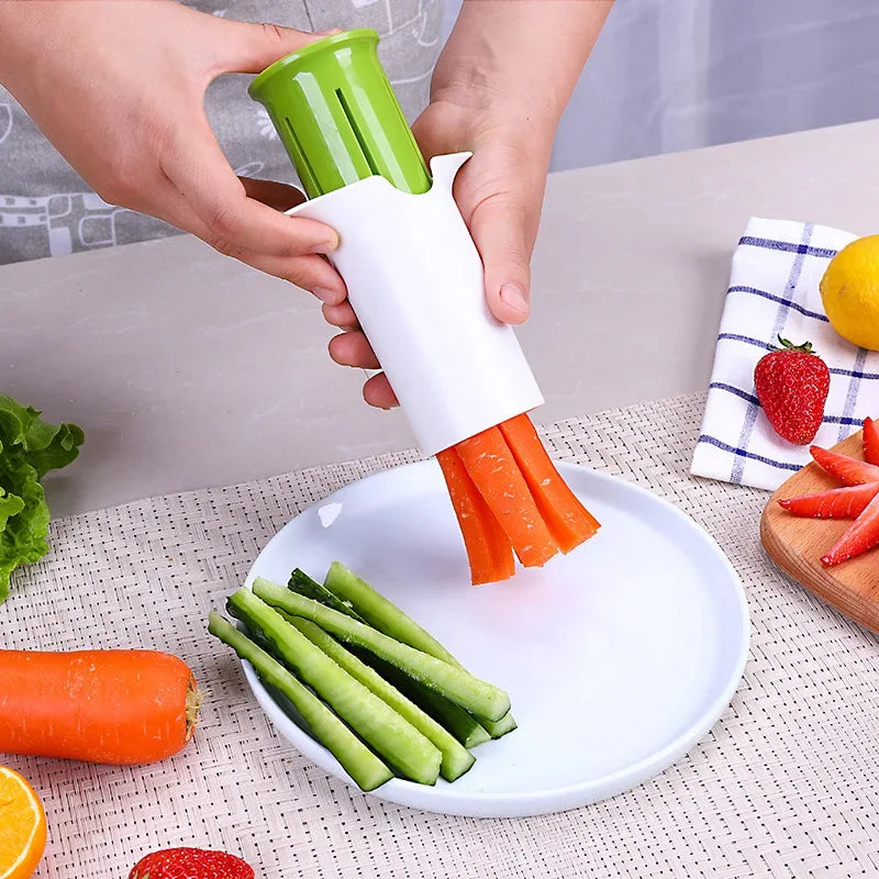Axya Cucumber Strip Cutter Stainless Steel Blade Vegetable Divider Carrot Slicer