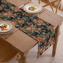 Axyaa Jacquard Table Runner: Nordic Home Decor for Living Room, TV Cabinet, Coffee Table.