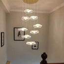 Axyaa LED Ring Pendant Light Chandelier for Modern Home Decor & Indoor Lighting