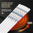 Ceramic Chopsticks Set by Axyaa: Anti-bacterial, Anti-mould, Non-slip, High Temperature Resistant