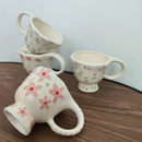 Axyaa Floral Hand-Kneaded Mug with Fresh and Elegant Design