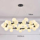 Axyaa Modern LED Pendant Chandeliers for Living and Dining Room Lighting