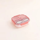 Axyaa 3 Compartment Microwavable Lunch Box Container