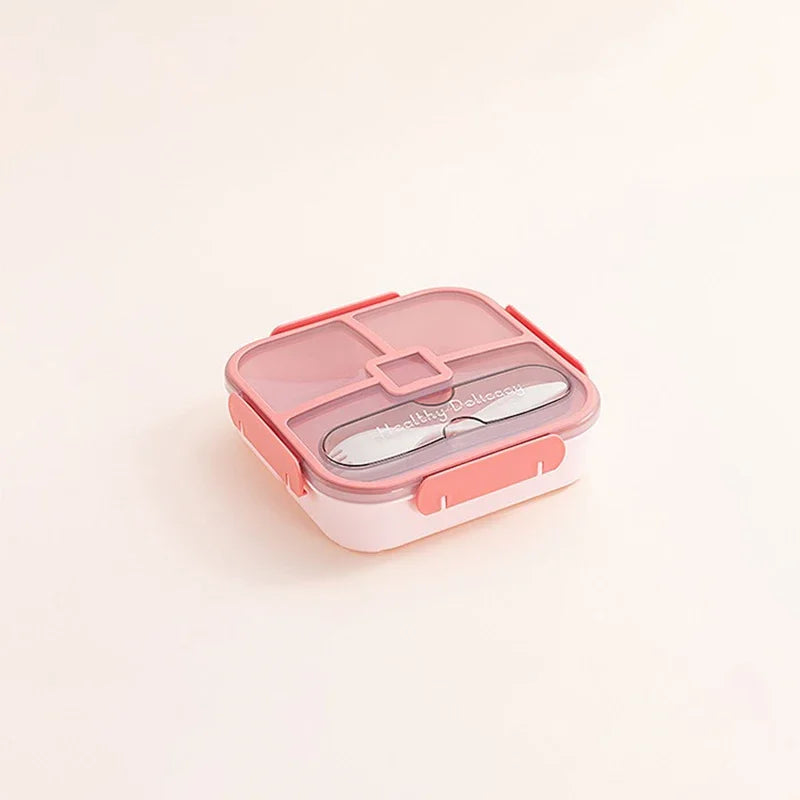 Axyaa 3 Compartment Microwavable Lunch Box Container