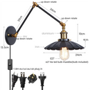 Axyaa Industrial Rustic LED Wall Sconce Lamp for Hallway and Bedroom