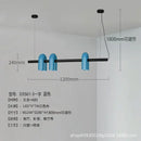 Axyaa LED U-shaped Pendant Chandelier: Modern Nordic Ceiling Hanging Lamp