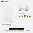 Axyaa Magnetic Tabletop Board with Stand and Clamp, Metal for Magnets Display
