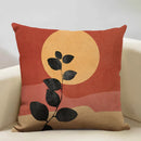 Axyaa Geometric Cushion Cover 45x45cm Linen Pillowcase for Home Bedroom Sofa