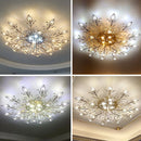 Axyaa Crystal Ceiling Chandelier for Modern Living Spaces
