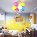 Axyaa Nordic Pendant Ceiling Chandelier Cartoon Balloon Lights for Children's Princess Room
