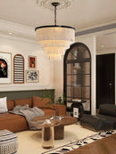 2025 Trendy Black Led Chandelier by Axyaa for Living Dining Room