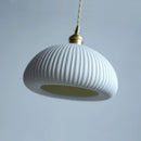 Axyaa White Ceramic LED Pendant Light for Stylish Living Spaces