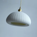 Axyaa Ceramic Iron Canopy LED Pendant Light Fixture for Cafe & Living Room