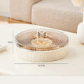 Axyaa Multi-layer Fruit Plate Dried Fruit Dish, Elegant Snack Tray for Home Décor