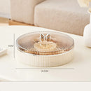 Axyaa Multi-layer Fruit Plate Dried Fruit Dish, Elegant Snack Tray for Home Décor