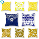 Axyaa Yellow Mandala Ethnic Pattern Cushion Cover 45x45cm